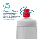 Polar Bottle Breakaway Insulated Water Bottle - BPA Free, Cycling & Sports Squeeze Bottle (Jersey Knit - Highlighter, 20 Oz)