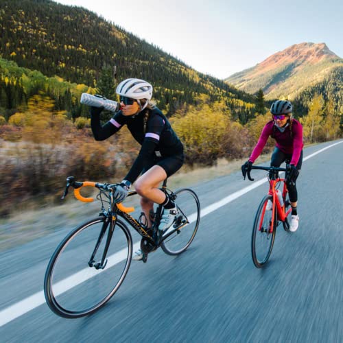 Polar Bottle Breakaway Insulated Water Bottle - BPA Free, Cycling & Sports Squeeze Bottle (Jersey Knit - Highlighter, 20 Oz)