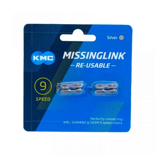 [CL566R] CANDANDO KMC CL566R SILVER PARA CADENAS 9V