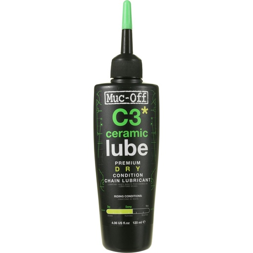 [MU-872] LUBRICANTE MUC-OFF C3 CERAMIC LUBE 120ML PREMIUM DRY 