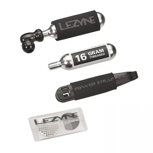 [1-C2-REPAIRKIT-V104] CO2 KIT LEZYNE REPAIR BLACK PUMP