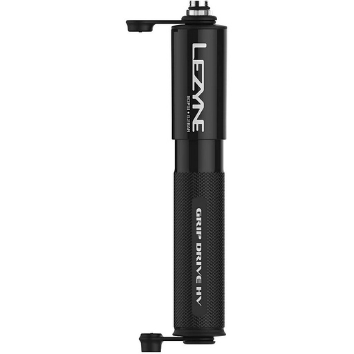 [1-MP-GRIPHV-V1S04] BOMBA LEZYNE GRIP DRIVE HV S NEGRO